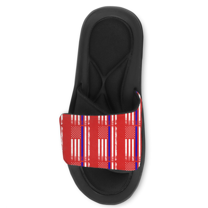 Vintage American Flag Slide Sandal | Artistshot