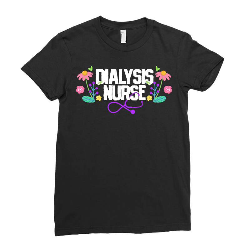 Dialysis Nurse T  Shirt Dialysis Nurse Nephrology Nurse 3 Ladies Fitted T-Shirt by tallblocks | Artistshot