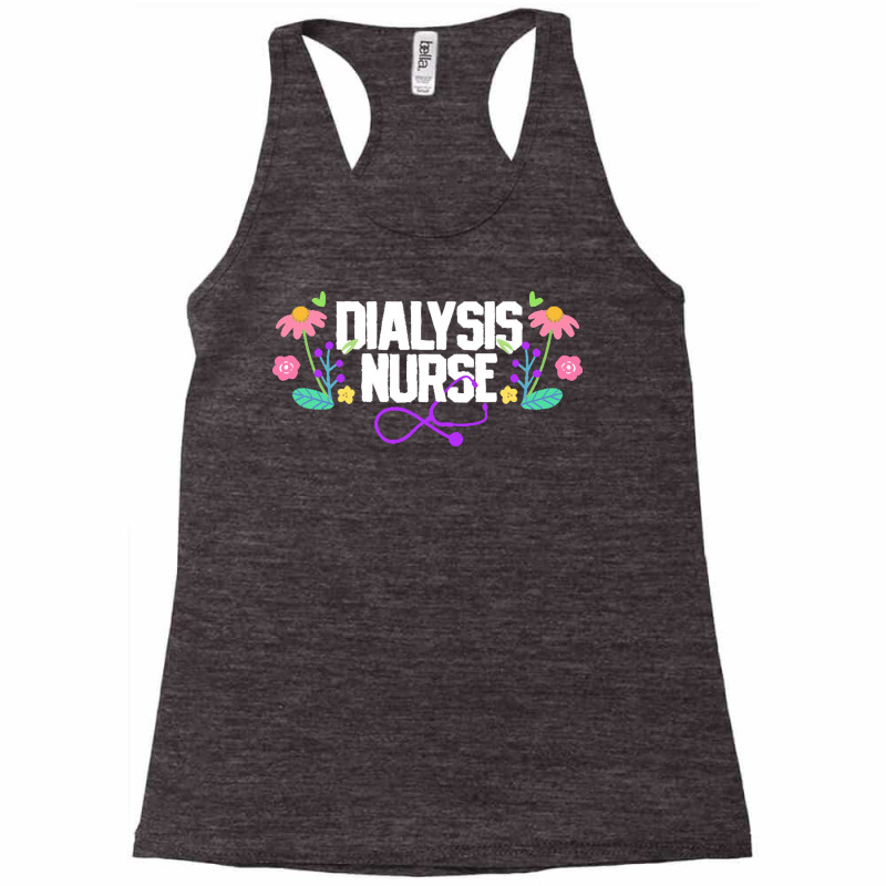 Dialysis Nurse T  Shirt Dialysis Nurse Nephrology Nurse 3 Racerback Tank by tallblocks | Artistshot