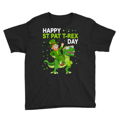 Happy St Pat Trex Day Dino St Patricks Day Kids Toddler Boys T Shirt Youth Tee Designed By Khamiamashburn