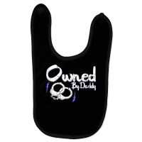 Owned By Daddy Bdsm Submissive Kinky Ddlg Handcuffs Tank Top Baby Bibs | Artistshot