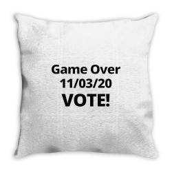 game over 11 03 20 vote Throw Pillow | Artistshot