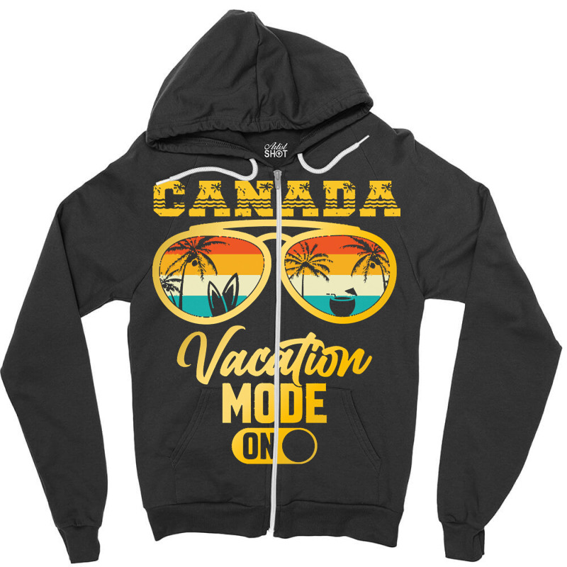 Canada T  Shirt Canada Canada Summer Vacation T  Shirt Zipper Hoodie | Artistshot