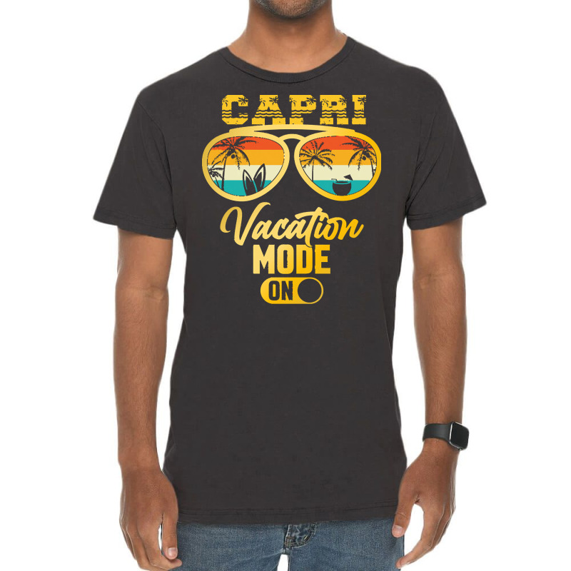 Capri T  Shirt Capri Italy Summer Vacation T  Shirt Vintage T-shirt | Artistshot