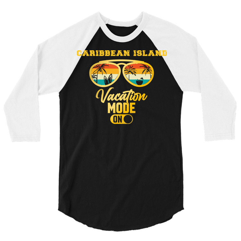 Caribbean Island T  Shirt Caribbean Island Barbados Summer Vacation T 3/4 Sleeve Shirt | Artistshot