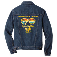 Caribbean Island T  Shirt Caribbean Island Barbados Summer Vacation T Men Denim Jacket | Artistshot