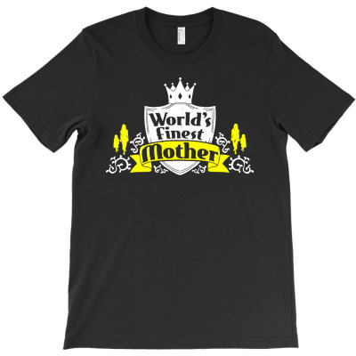 Worlds Finest Mother T-shirt Designed By Entis Sutisna