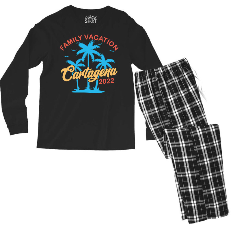 Cartagena T  Shirt Cartagena 2022 T  Shirt Men's Long Sleeve Pajama Set | Artistshot