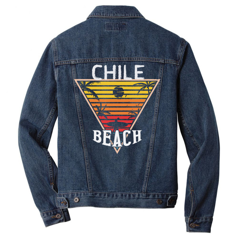 Chile T  Shirt Beach Day In Chile T  Shirt Men Denim Jacket | Artistshot