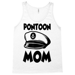 funny pontoon mom motorboat party boat captain humor t shirt Tank Top | Artistshot