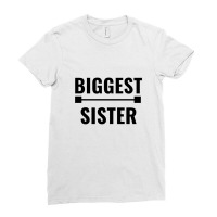 Biggest Sister Pregnancy Announcement Ladies Fitted T-shirt | Artistshot