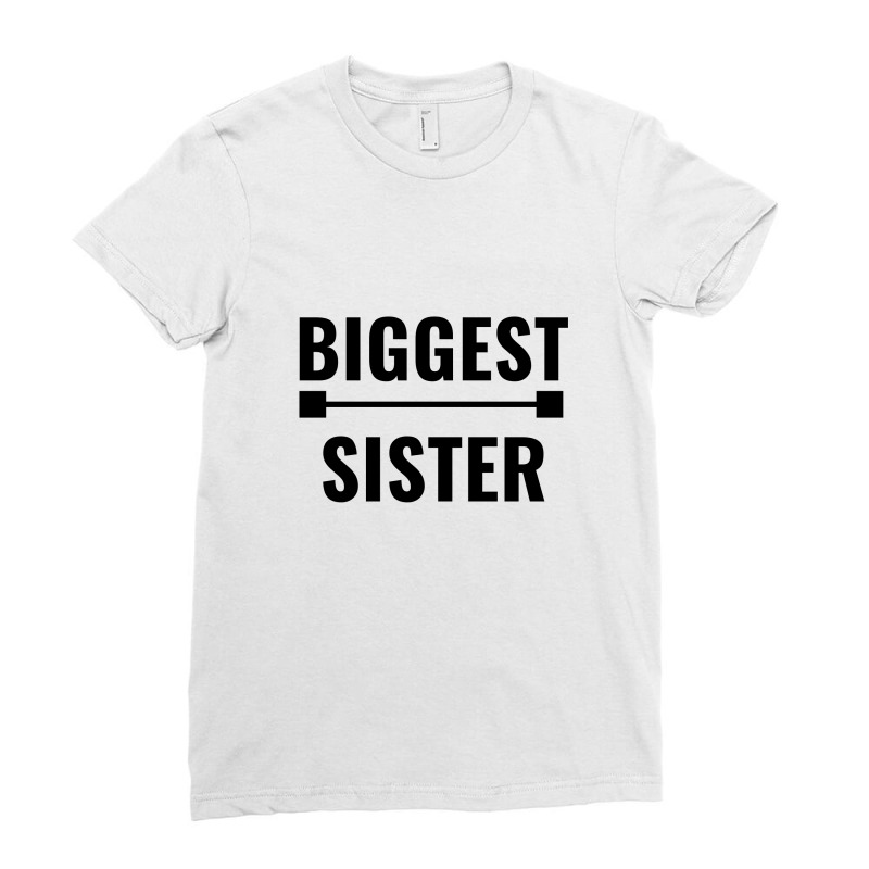 Biggest Sister Pregnancy Announcement Ladies Fitted T-Shirt by Perfect Designers | Artistshot