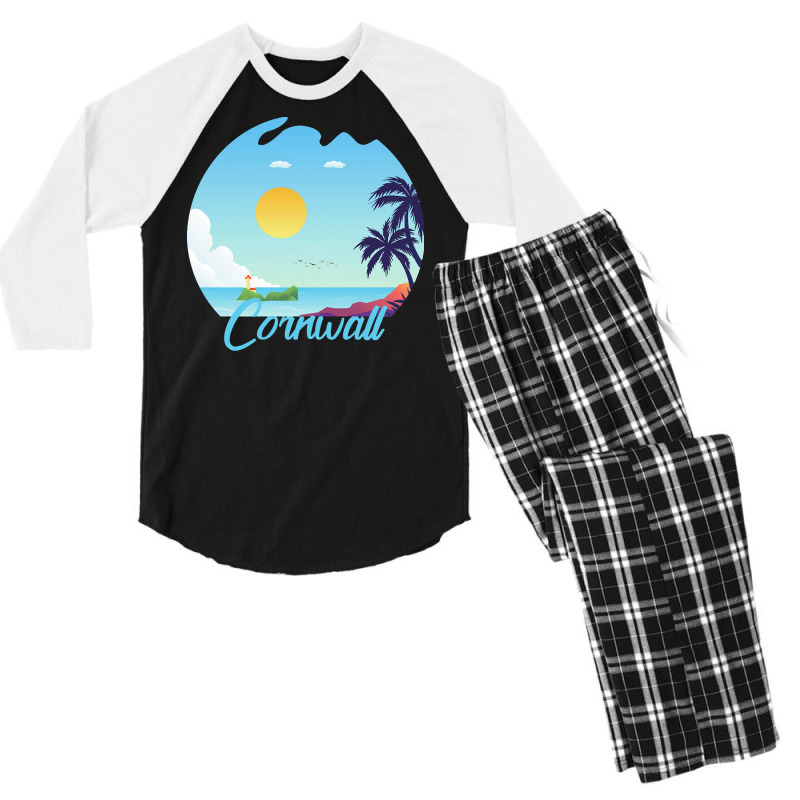 Cornwall T  Shirt No Place Like Cornwall T  Shirt Men's 3/4 Sleeve Pajama Set | Artistshot