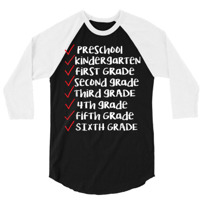 Elementary Graduation T Shirt Art   6th Grade Graduation T Shirt 3/4 Sleeve Shirt Designed By Ryleiamiy