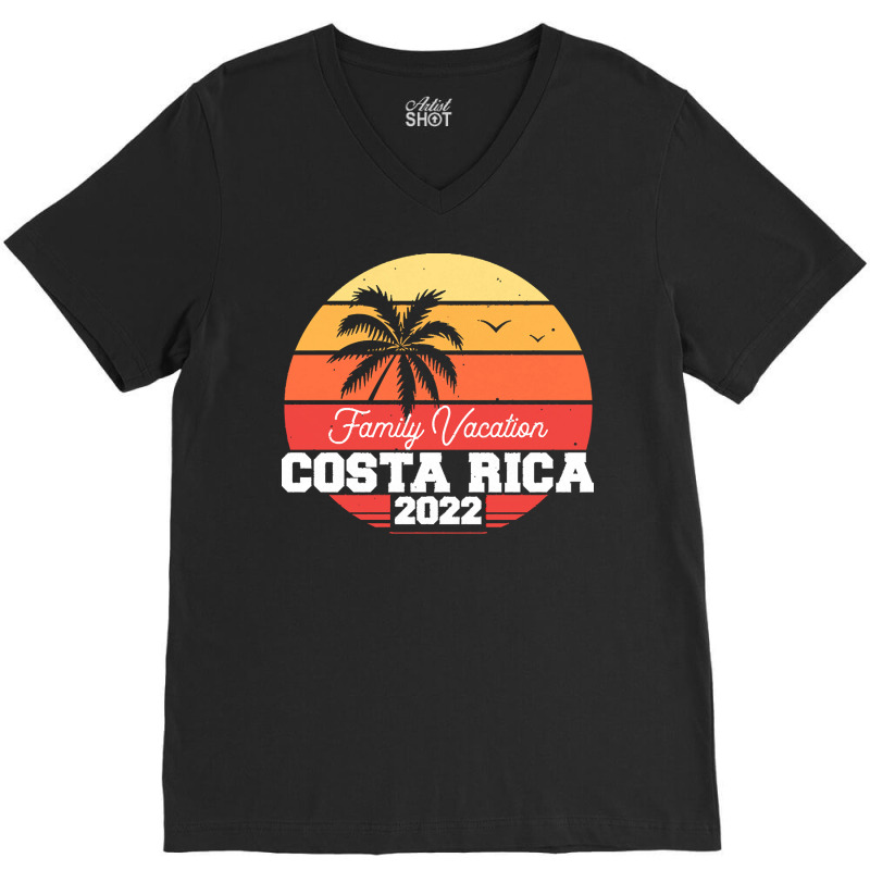 Costa Rica T  Shirt Costa Rica 2022 T  Shirt V-neck Tee | Artistshot