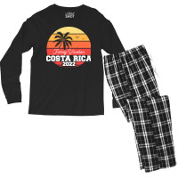 Costa Rica T  Shirt Costa Rica 2022 T  Shirt Men's Long Sleeve Pajama Set | Artistshot