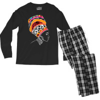 Black Queen Headwrap African American Ladies Shirt Tank Top Men's Long Sleeve Pajama Set | Artistshot