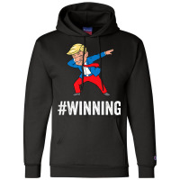 Trump Dabbing Winning Champion Hoodie | Artistshot