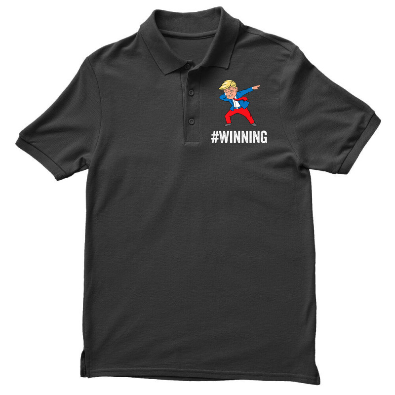 Trump Dabbing Winning Men's Polo Shirt | Artistshot