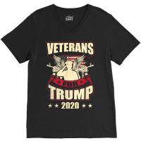 Veterans For Trump 2020 V-neck Tee | Artistshot