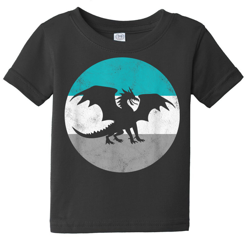 Dragon Retro Fantasy Gift For Men Or Boys T Shirt Baby Tee by lissuttie | Artistshot