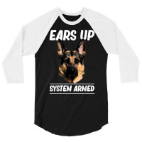 Cool German Shepherd For Men Women K9 Dog Agility Dog Lovers T Shirt 3/4 Sleeve Shirt | Artistshot