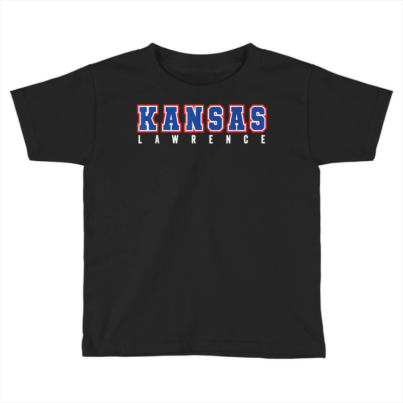 Cool Kansas Blue & Red Kansas All Caps Kansas Old School T Shirt Toddler T-shirt by men.adam | Artistshot