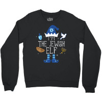 Happy Hanukkah Jewish Elf Family Group Christmas Pajama Gift T Shirt Crewneck Sweatshirt | Artistshot