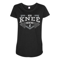 New Knee New Me Joint Replacement Arthroplasty Surgery Gift T Shirt Maternity Scoop Neck T-shirt | Artistshot