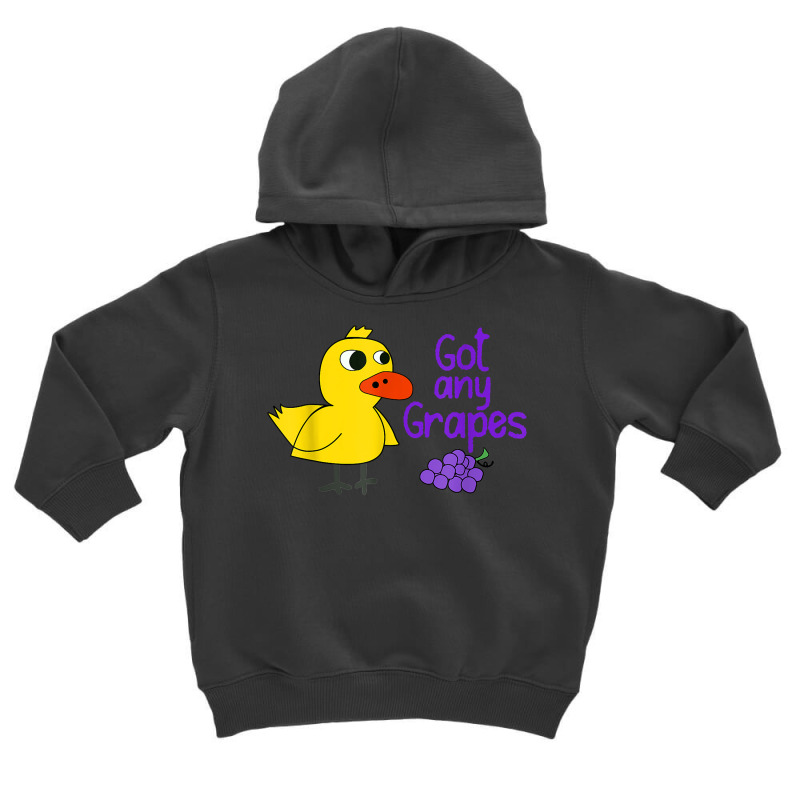 Duck Lovers Got Any Grapes T Shirt Toddler Hoodie by men.adam | Artistshot