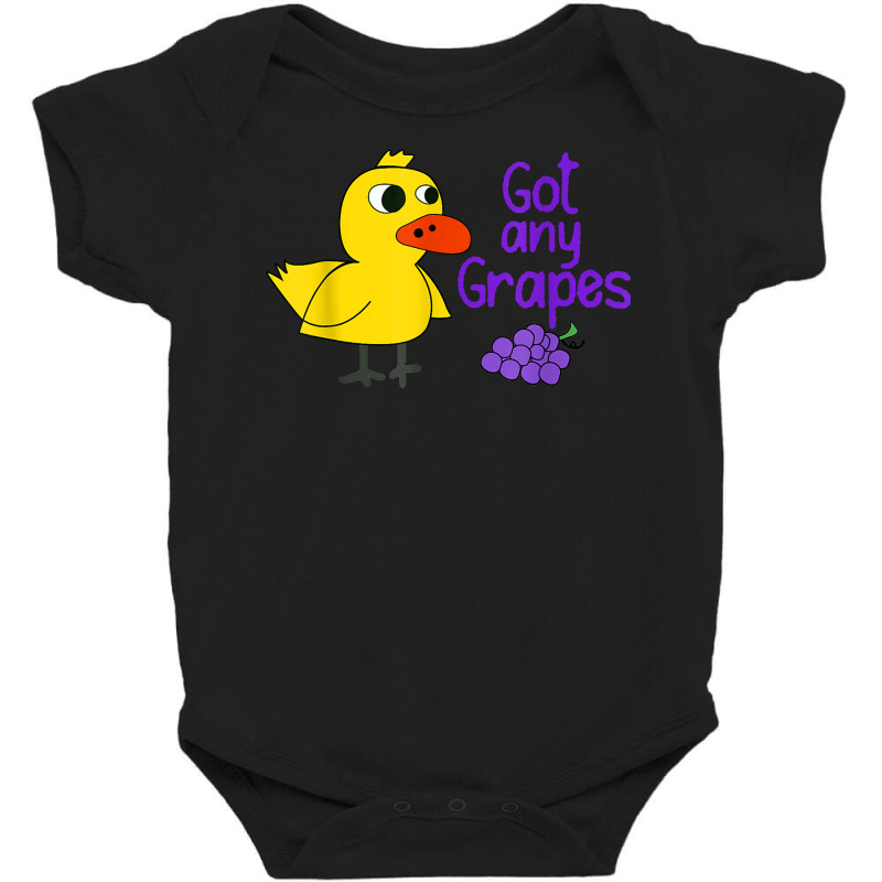 Duck Lovers Got Any Grapes T Shirt Baby Bodysuit by men.adam | Artistshot