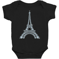 Eiffel Tower With Diamonds The Parisian French Love Sign T Shirt Baby Bodysuit | Artistshot