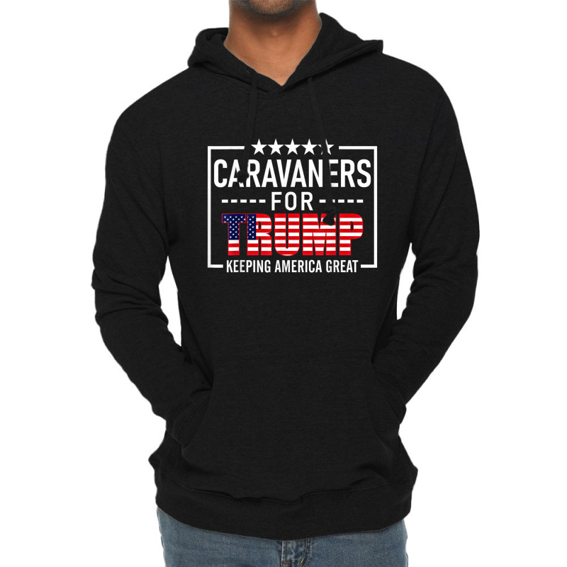 Caravaners For Trump Conservative Lightweight Hoodie | Artistshot