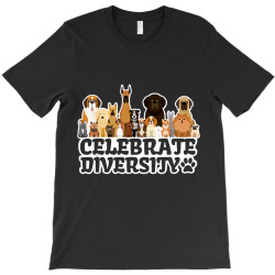 funny dog lover shirt  'celebrate diversity'  cute dog t shirt T-Shirt | Artistshot