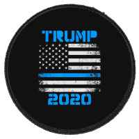 Trump 2020 Police Round Patch | Artistshot