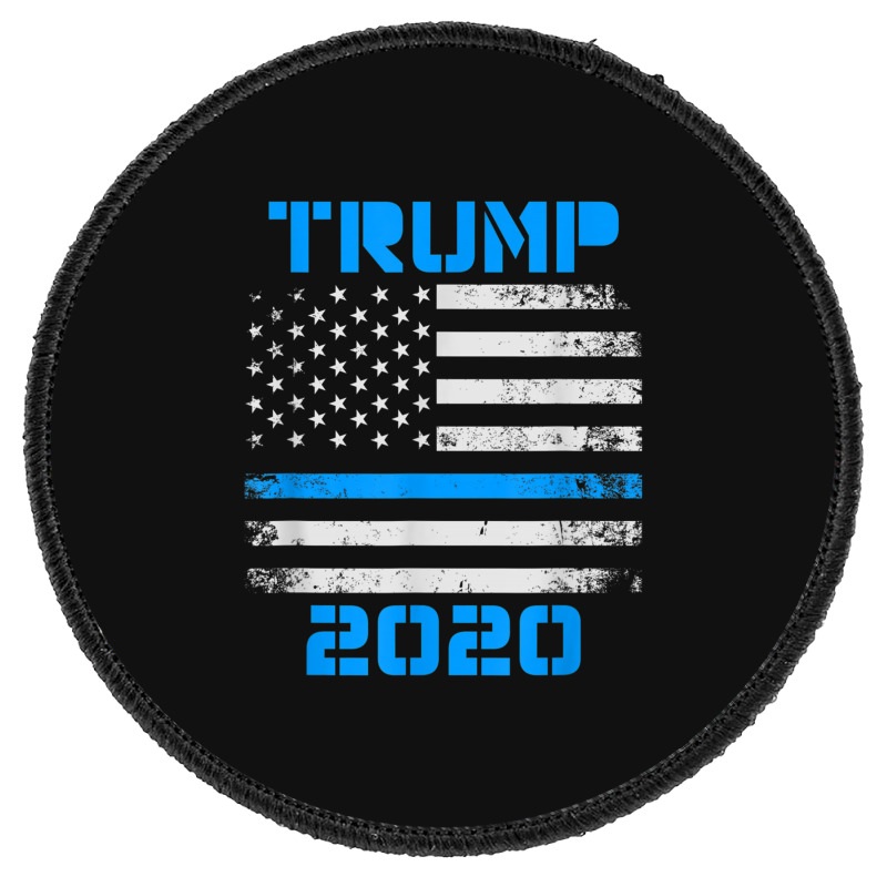 Trump 2020 Police Round Patch | Artistshot