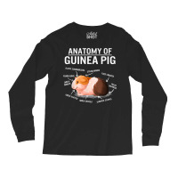 Anatomy Of Guinea Pig Cute Furry Potato Mom Cavy Mama Mother T Shirt Long Sleeve Shirts | Artistshot