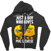 Funny Mac And Cheese Design For Boys Men Macaroni Cheese T Shirt Zipper Hoodie | Artistshot