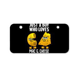 funny mac and cheese design for boys men macaroni cheese t shirt Bicycle License Plate | Artistshot