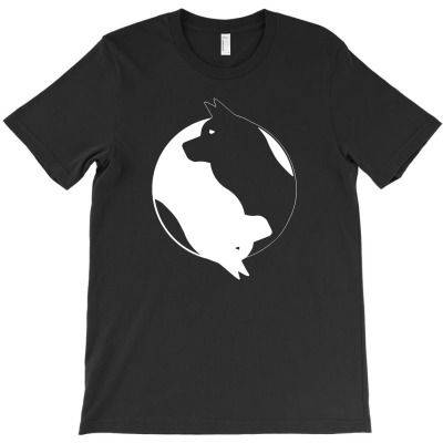 Yin Yang Airedale Terrier T-shirt Designed By Paridah