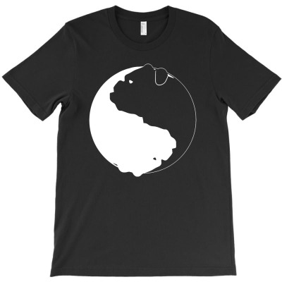 Yin Yang Bulldog Funny T-shirt Designed By Paridah
