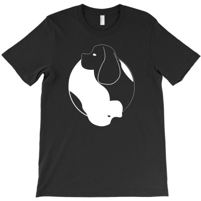 Yin Yang Cocker Spaniel Funny T-shirt Designed By Paridah