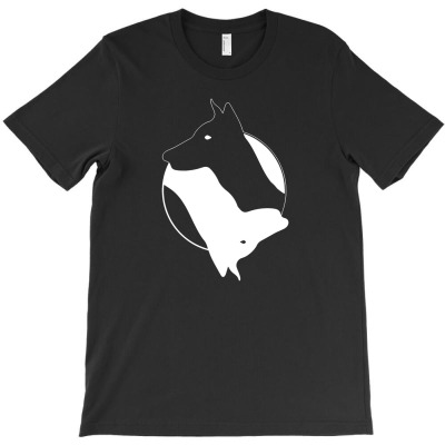 Yin Yang Doberman Funny T-shirt Designed By Paridah