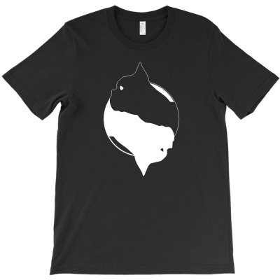 Yin Yang French Bulldog Funny T-shirt Designed By Paridah