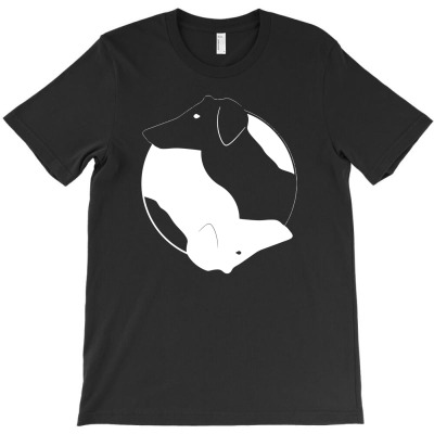 Yin Yang Greyhound Funny T-shirt Designed By Paridah