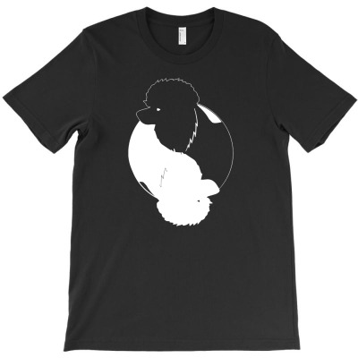 Yin Yang Poodle Funny T-shirt Designed By Paridah