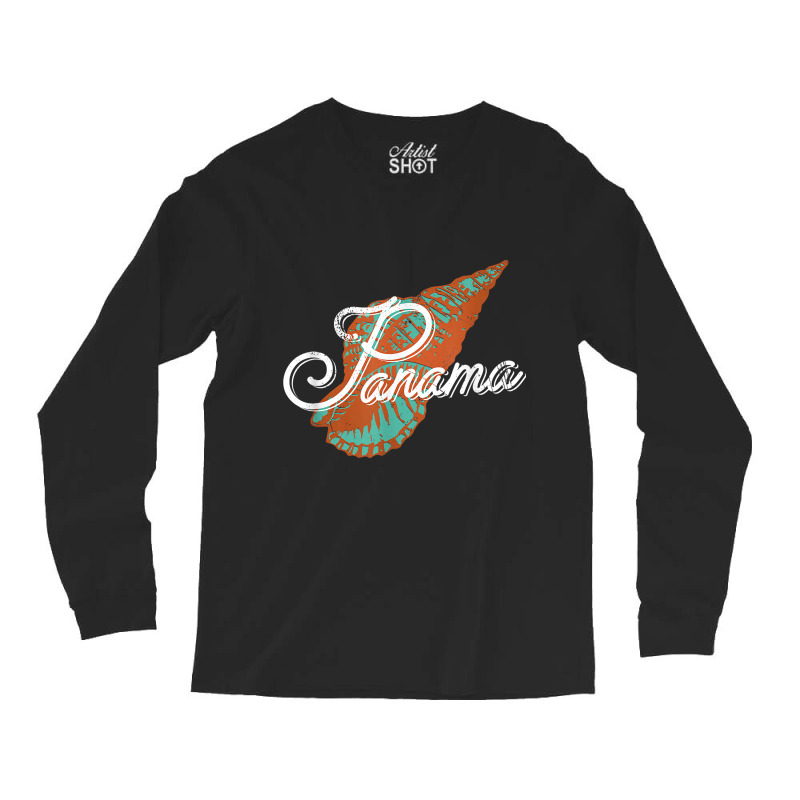 Vintage Panama City Art Beach Island Surf Souvenir T Shirt Long Sleeve Shirts by kogmor58594 | Artistshot