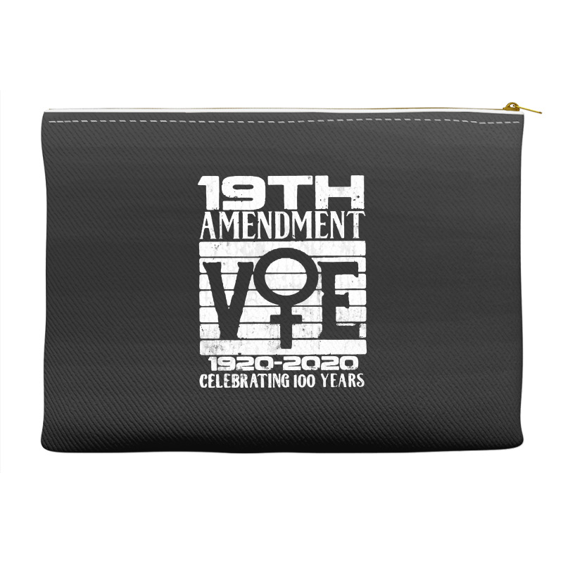 19th Amendment   Vote Celebrating 100 Years Accessory Pouches | Artistshot