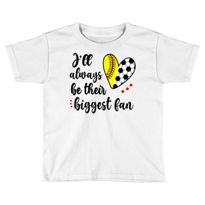 Huge Fan Soccer Softball Player Mama Baller Mother T Shirt Toddler T-shirt Designed By 1lbxlg17