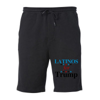 Latinos For Trump Fleece Short | Artistshot